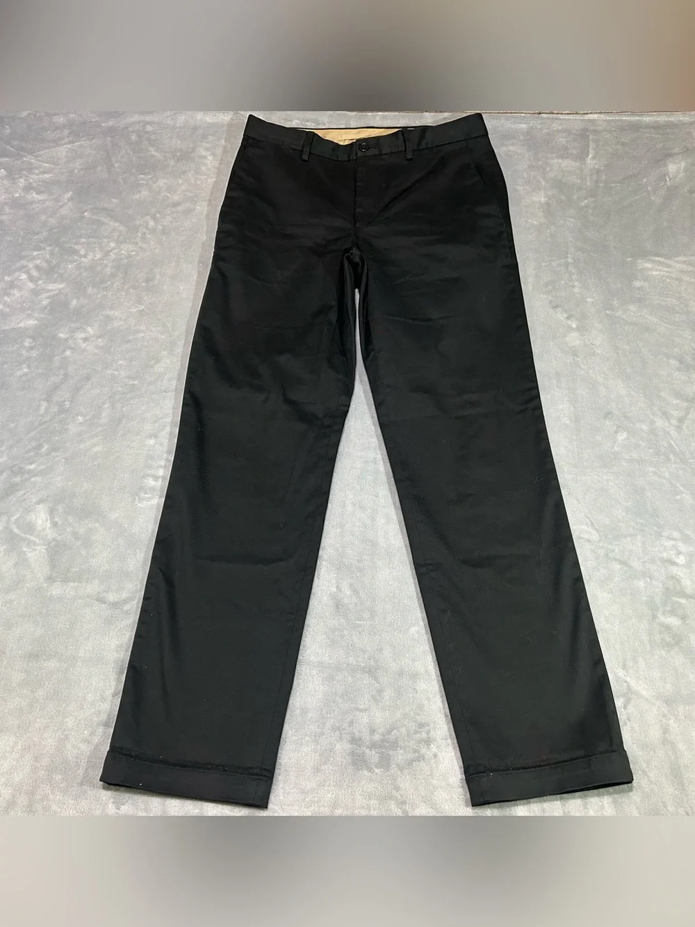 Mint BANANA REPUBLIC RMC Slim Fit Stretch Cotton Black Chino Pants 30x32